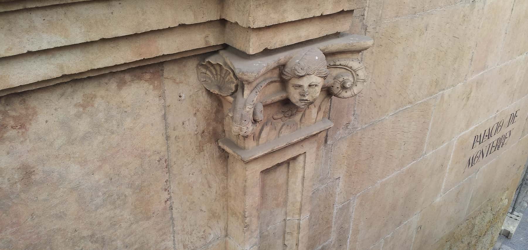 Detalles del Palacio de Monterrey en Salamanca