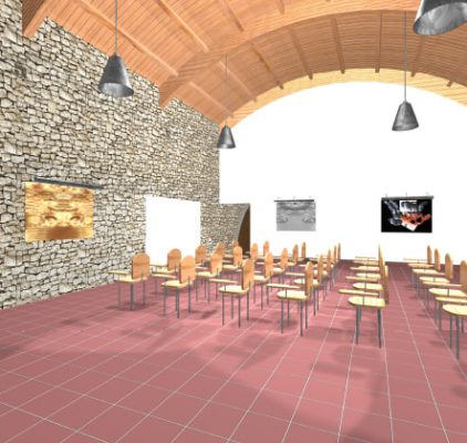 Aula arqueológica en La Alberca